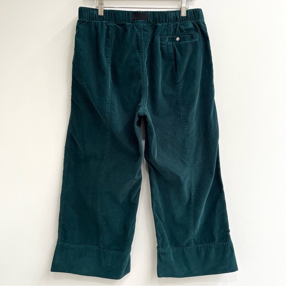 North Face Women's Cord Easy Pants Corduroy Wide Leg Crop Ponderosa Green Large - Picture 2 of 16